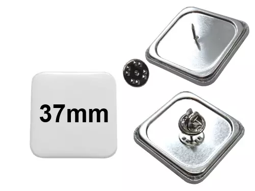 37x37mm Button mit Pin